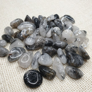 Tourmaline in Quartz Tumbles