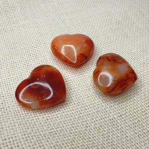 Carnelian Heart Carving
