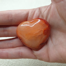 Load image into Gallery viewer, Carnelian Heart Carving
