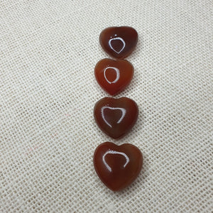 Carnelian Small Hearts