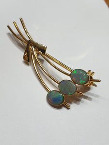 Australian Opal Brooch
