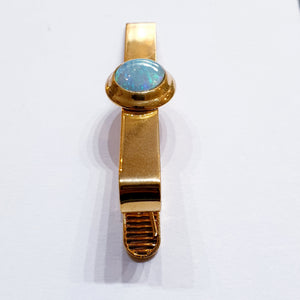 Australian  Solid Opal Tie Pin