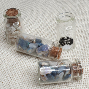 Rough Black Opal Bottles