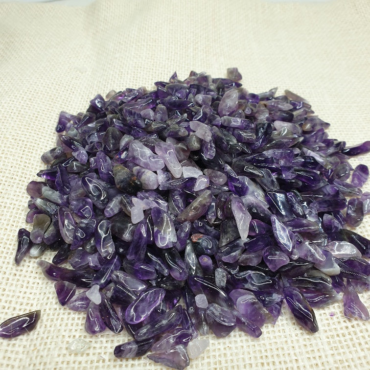 Mini Tumbled Amethyst Chips