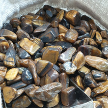 Load image into Gallery viewer, Mini Tumbled Tiger Eye Chips
