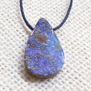 Drilled Boulder Opal Pendant