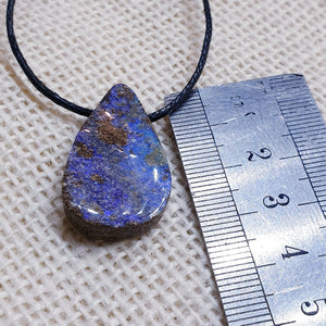 Drilled Boulder Opal Pendant