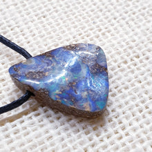 Load image into Gallery viewer, Drilled Boulder Opal Pendant
