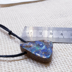 Drilled Boulder Opal Pendant