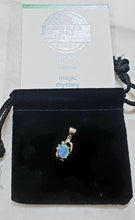 Load image into Gallery viewer, Sterling Silver Black Opal Pendant
