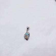 Load image into Gallery viewer, Sterling Silver Black Opal Pendant
