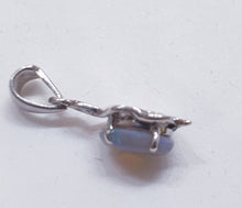 Load image into Gallery viewer, Sterling Silver Black Opal Pendant
