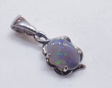 Load image into Gallery viewer, Sterling Silver Black Opal Pendant
