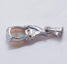 Load image into Gallery viewer, Sterling Silver Black Opal Pendant
