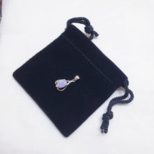 Load image into Gallery viewer, Sterling Silver Black Opal Pendant
