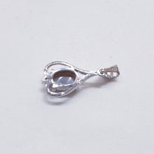 Load image into Gallery viewer, Sterling Silver Black Opal Pendant
