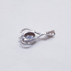 Sterling Silver Black Opal Pendant