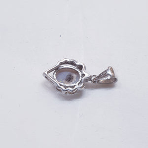 Sterling Silver Solid Opal Pendant