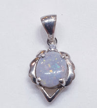 Load image into Gallery viewer, Sterling Silver Solid Opal Pendant
