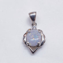 Load image into Gallery viewer, Sterling Silver Solid Opal Pendant
