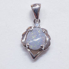 Load image into Gallery viewer, Sterling Silver Solid Opal Pendant

