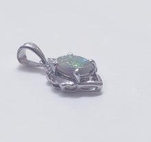 Load image into Gallery viewer, Sterling Silver Solid Opal Pendant
