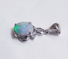 Load image into Gallery viewer, Sterling Silver Solid Opal Pendant
