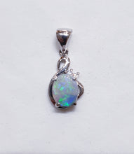 Load image into Gallery viewer, Sterling Silver Solid Opal Pendant
