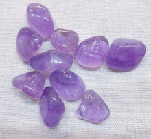 Load image into Gallery viewer, Amethyst Small Tumble Stones
