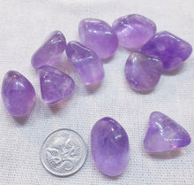 Load image into Gallery viewer, Amethyst Small Tumble Stones
