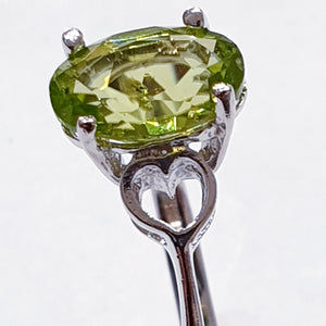 Peridot Sterling Silver Ring