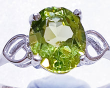 Load image into Gallery viewer, Peridot Sterling Silver Ring
