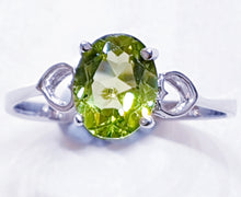 Load image into Gallery viewer, Peridot Sterling Silver Ring
