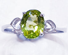 Load image into Gallery viewer, Peridot Sterling Silver Ring
