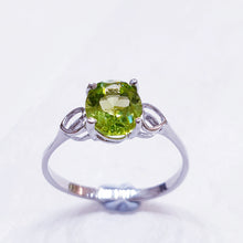 Load image into Gallery viewer, Peridot Sterling Silver Ring
