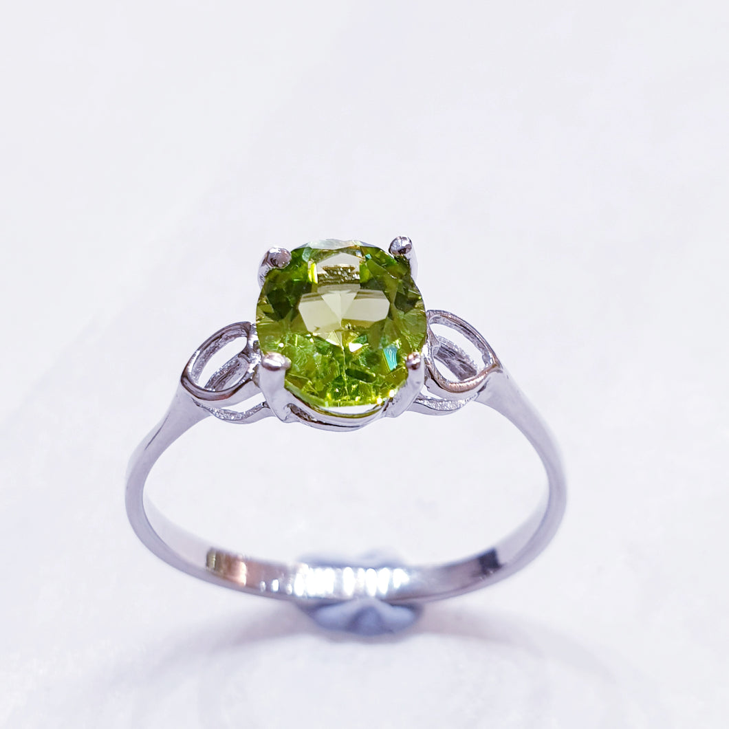 Peridot Sterling Silver Ring