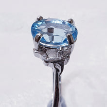 Load image into Gallery viewer, Blue Topaz Sterling Silver Ring
