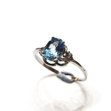 Load image into Gallery viewer, Blue Topaz Sterling Silver Ring
