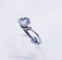 Load image into Gallery viewer, Blue Topaz Sterling Silver Ring
