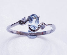 Load image into Gallery viewer, Blue Topaz Sterling Silver Ring
