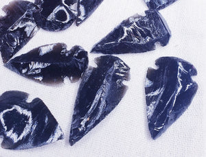 Obsidian Harrowheads