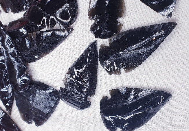 Obsidian Harrowheads