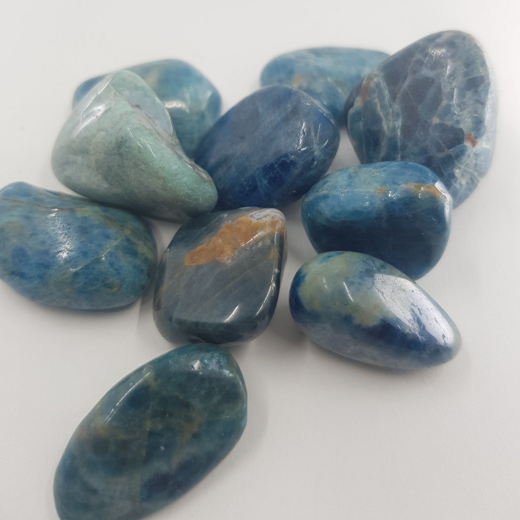 Blue Apatite Tumble Stone
