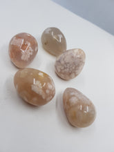 Load image into Gallery viewer, Cherry Blossom Flower Agate Eggs
