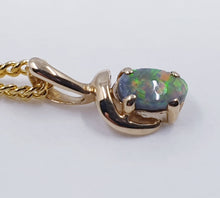 Load image into Gallery viewer, Australian Opal 14Kt Pendant
