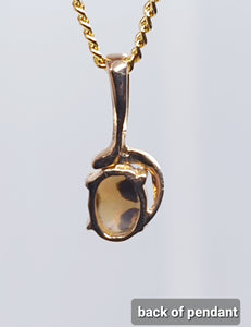 Australian Opal 14kt Pendant