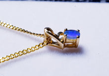 Load image into Gallery viewer, 14kt Gold Australian Opal Pendant
