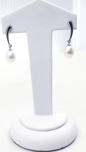 Sterling Silver Fresh Water Pearl Earrings