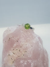 Load image into Gallery viewer, Peridot Ring - sterling silver
