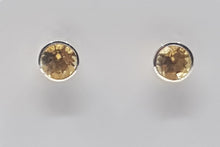Load image into Gallery viewer, Citrine Earrings - sterling silver
